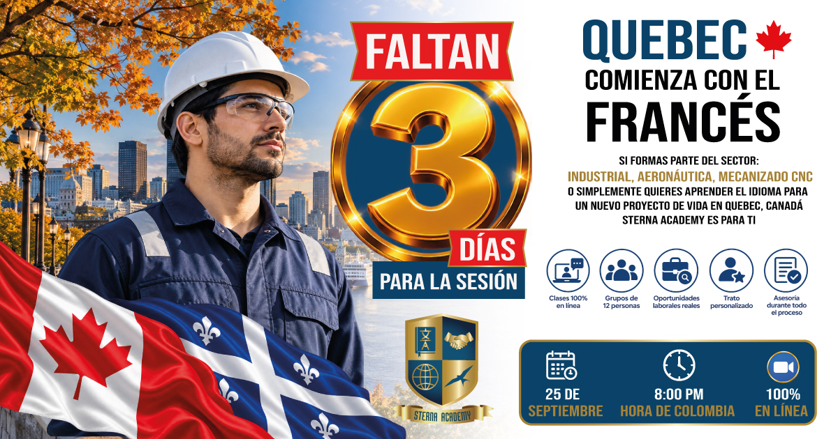 Recordatorio Sesión Informativa 25 Sep - Faltan 3 días (22/09)
